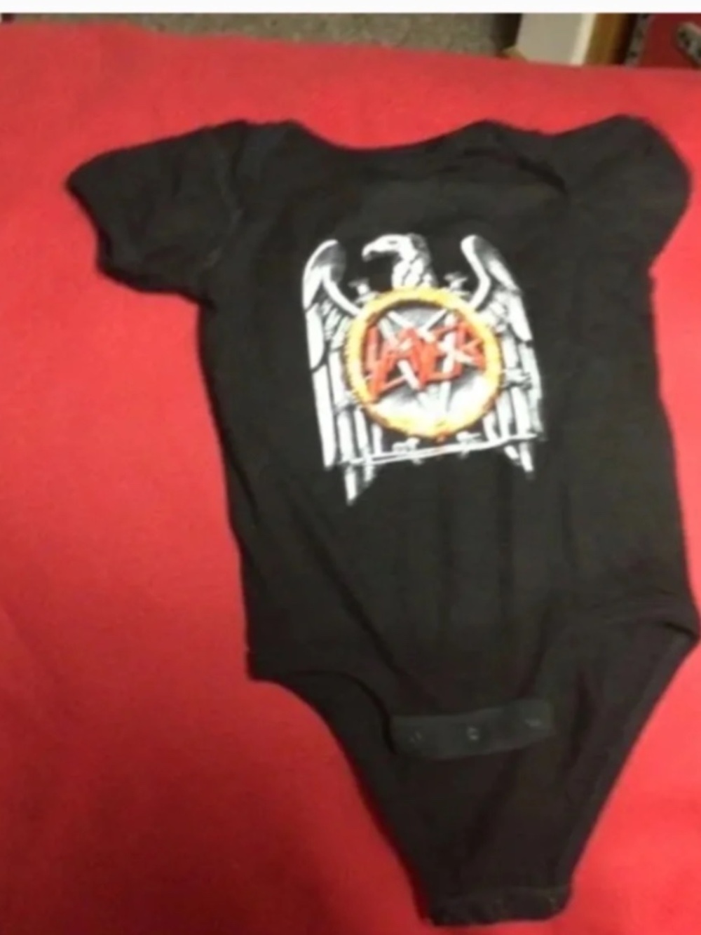 SLAYER baby onesie